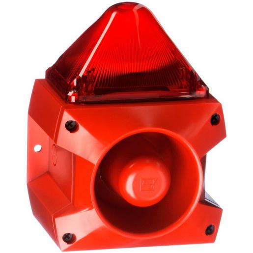 PA X 5-05 24 DC RD 7035 Blitzschallgeber PA X 5-05 rot 5J,24DC 1