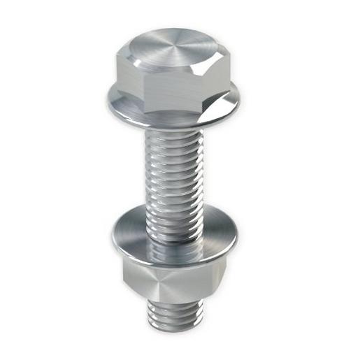 66849-A4 Unex Schraube DIN 6921 mit Muttern M8X35