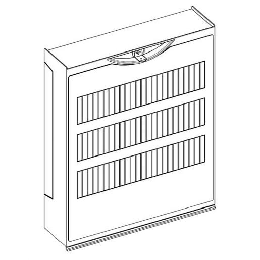 ZAG12N ZAG12N Zählerfeldabdeckung 2RE