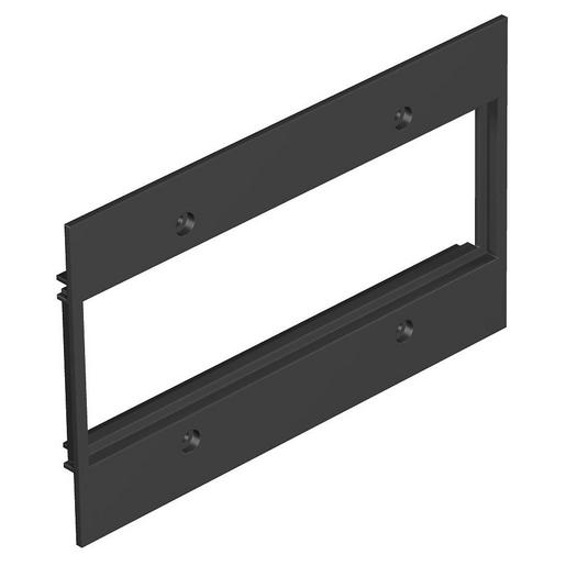 T12L P17S 9011 Abdeckplatte für 3f Modul 45 in T12L 142