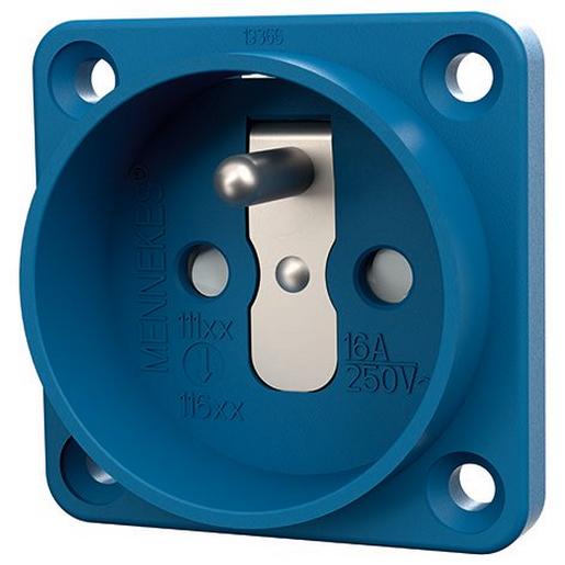 11681 Schutzkontakt-Anbaudose, 16A2p+E 230V BL