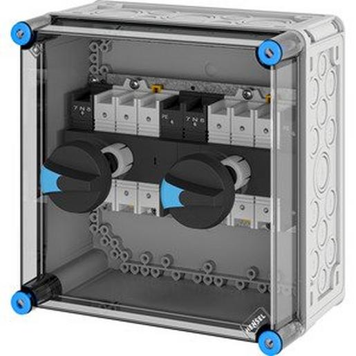 Mi 7225 Mi-Lastschaltergehäuse 125A, 3polig + PE