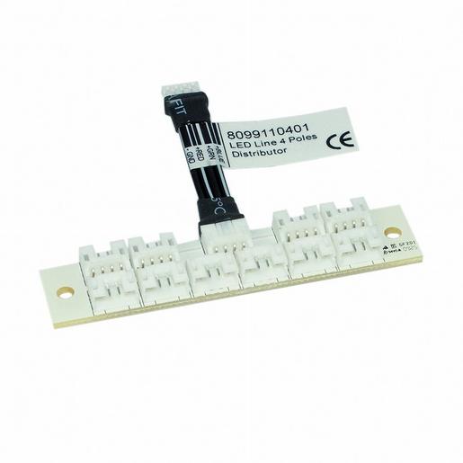 Montagezubehör 12-24V 4-polig LED Verteiler 4-polig 10-fach multicolor