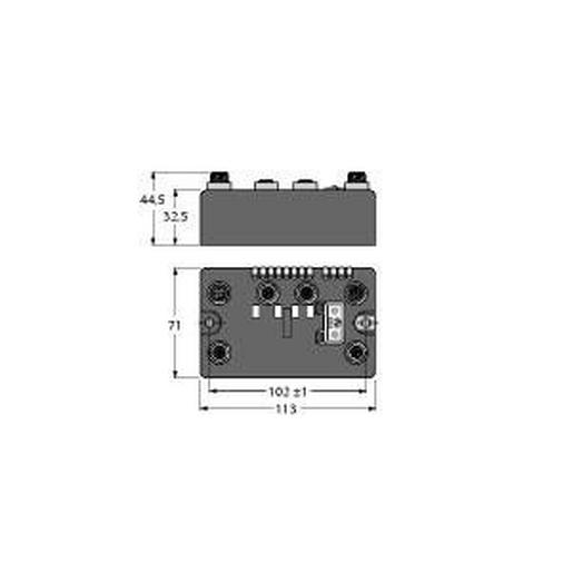 BLCDP-2M12MT-2RFID-S BL compact Feldbus Station für PROFIBUS-