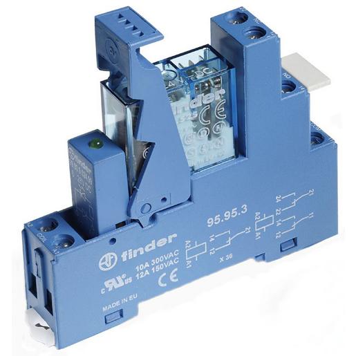 49.62.9.024.0050 Koppelrelais mit Schraubanschlüssen, 2 W