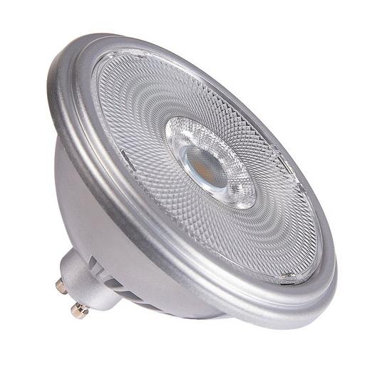 LED QPAR111 GU10 Performance 2700K 30° d QPAR111 GU10, LED Leuchtmittel silber 1