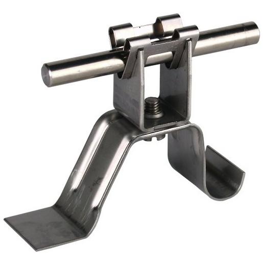 DLH DG 8 H20 L87 EH V2A Dachleitungshalter DEHNgrip NIRO H 20mm