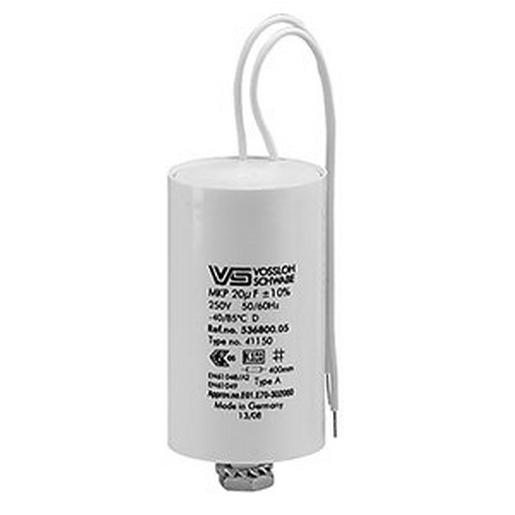 571654 Parallelkondensator, Kunststoffgeh.,weiß