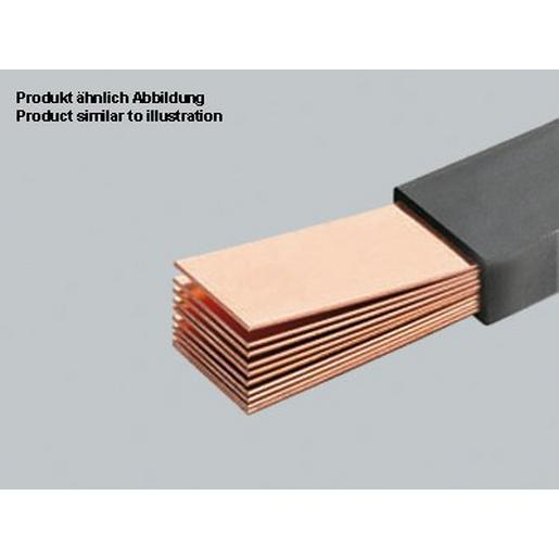 01323 Lamellierte Kupferschiene, blank, isolie