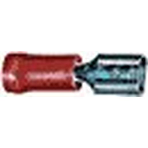 10186 GH Flachsteckhülse teilisoliert DIN 46245