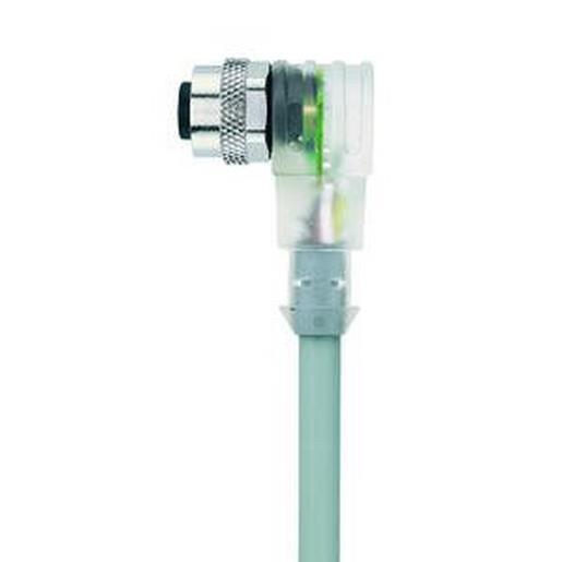 AL-WWAK4P3-10/P01 Anschlussleitung-M12 Buchse, gewinkelt,