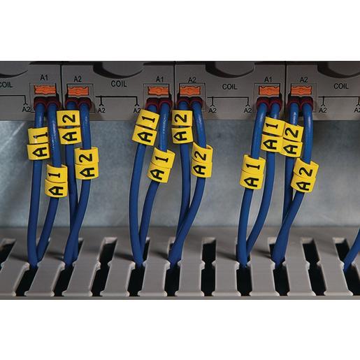 HODS85 +-PVC-YE (1000) Kennzeichnungstülle Ovalgrip HODS85 PVC