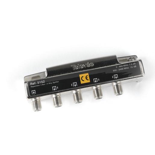 SAV49FN 4-fach Verteiler 5-2400 MHz VD: 9 dB