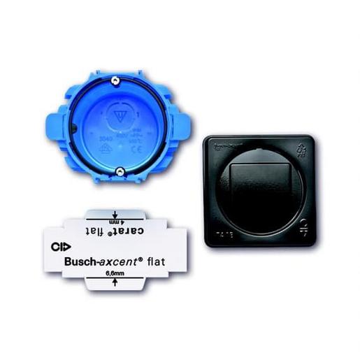 3048/10 Montageset Busch-axcent® flat 1-fach