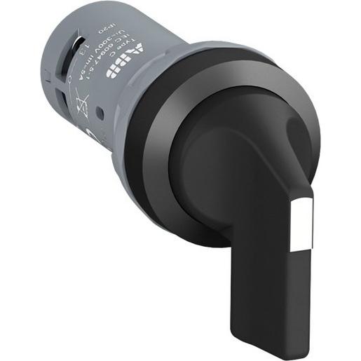 C3SS5-10B-20 Wahlschalter lang, schwarz, 3 Positionen