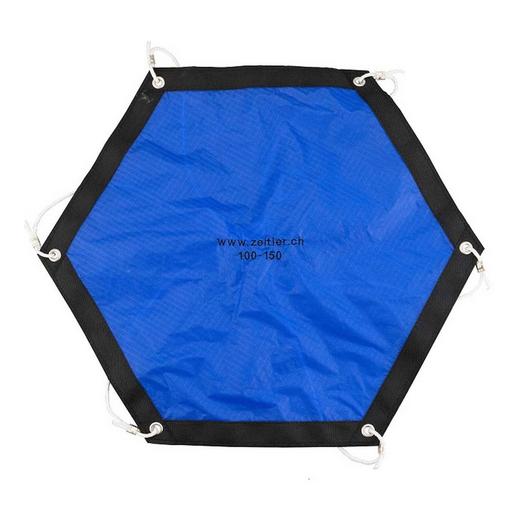 P148 Fallschirme blau, 100 - 150mm für EZ100