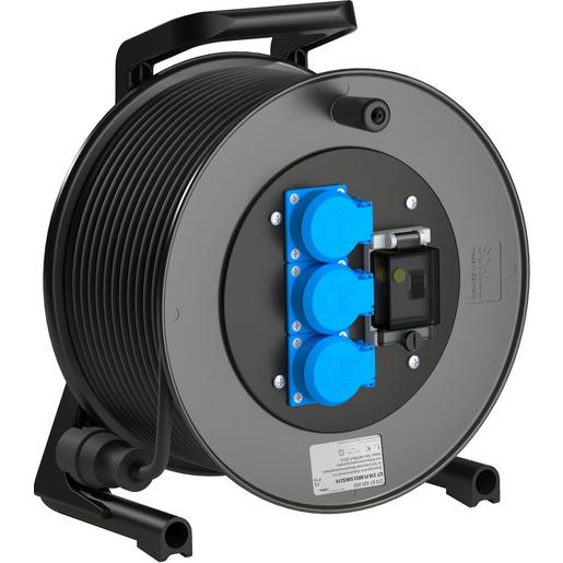 GT 310.FI.MD3.50KS315 Spezialgummi-Kabeltrommel mit 3 Maschine