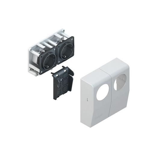 1886NL.5.5 CENTRIC-Doppelschutzkontaktsteckdose Str