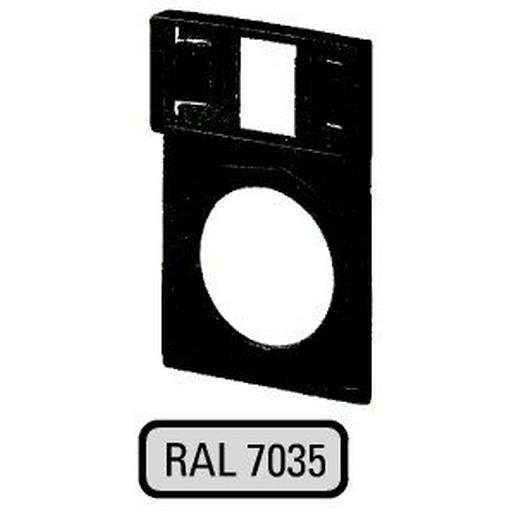 Q25TGR-X Schild-Trägerplatte, hellgrau