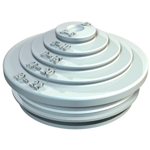 EDVS M25 LGR Einsteckdichtung M25 Ethylenvinylacetat