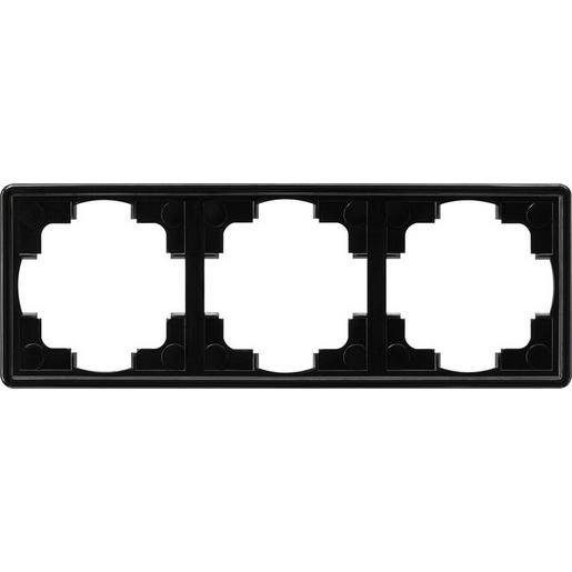021347 Abdeckrahmen 3f S-Color Schwarz