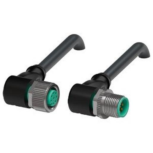 V19-W-BK2M-PUR-U/ABG-V19-W Verbindungskabel, geschirmt V19-W-BK2M-P