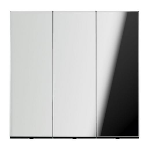 GCR 993 Wippe 3fach, Metall verchromt, Serie LS,