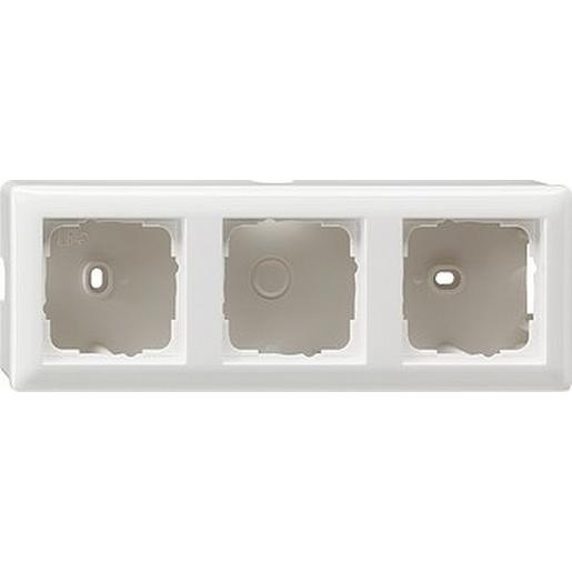 006303 AP-Gehäuse 3f + Rahmen Standard 55 Reinw