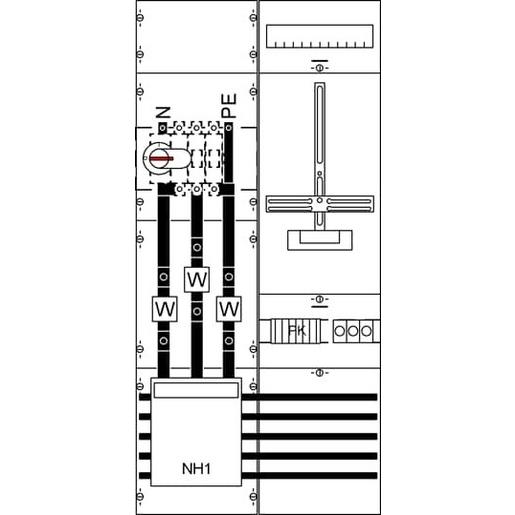 KA4263 KA4263 Mess- und Wandlerfeld BH3-2FB vor