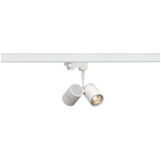 3~ BIMA II DOUBLE QPAR51 weiß BIMA, Spot für Hochvolt-Stromschiene 3Ph