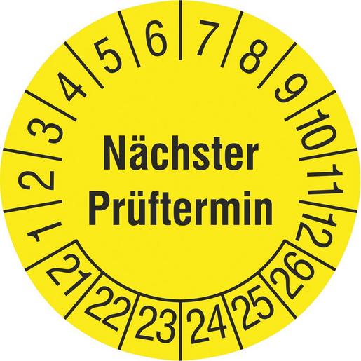 182777 Prüfplakette Nächster Prüftermin 21