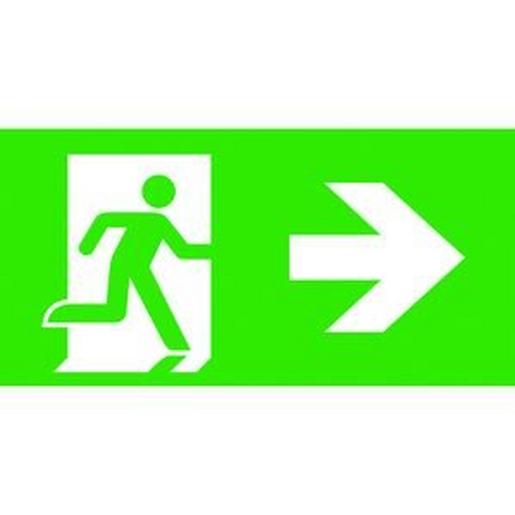 Scheibe 1 PR ISO 7010 Al-Leucht Piktogrammscheibe PR für 71811 / 71821,