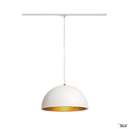1~ FORCHINI M 40 E27 PD weiß/gold FORCHINI M 40 TRACK, Pendelleuchte für H
