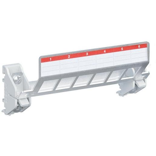 ZE335 ZE335 Patchpanel 6 fach leer, Keystone