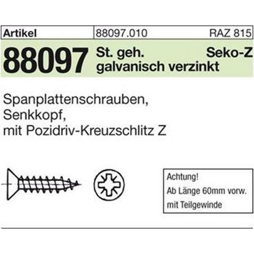 880940100050100 ART 88094 SPAX St. 5 x 100/60 -Z WIROX,