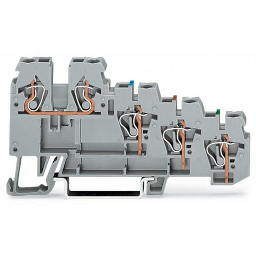 270-570 4-Leiter-Initiatorenklemmemit farbig be