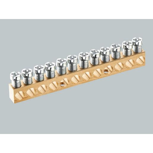 01127 PE/N-Schiene 63 A 12 Klemmstellen gegen