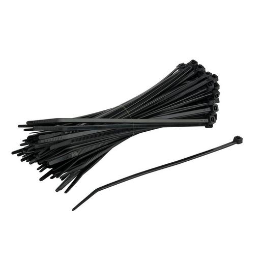 Kabelbinder Kabelbinder, schwarz, 100 Stk. Pkg UV-be