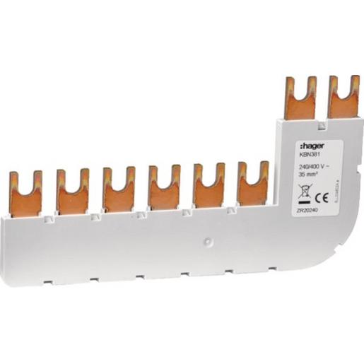 KBN381 Erdungsbügel 3P+N 35mm² 90° für SPA180N