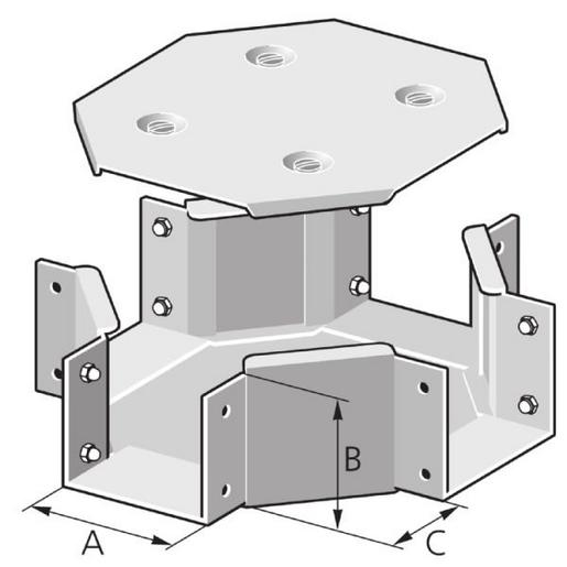 KDF 75/ 75 Kreuzung Deckel in Flucht