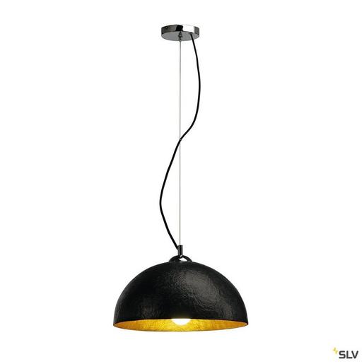 FORCHINI 40 E27 PD schwarz/gold FORCHINI 40, Pendelleuchte, A60, rund, s