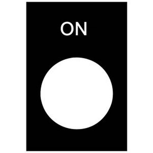 ZB2BY2311 Beschriftung, 30x40mm, schwarz, AN