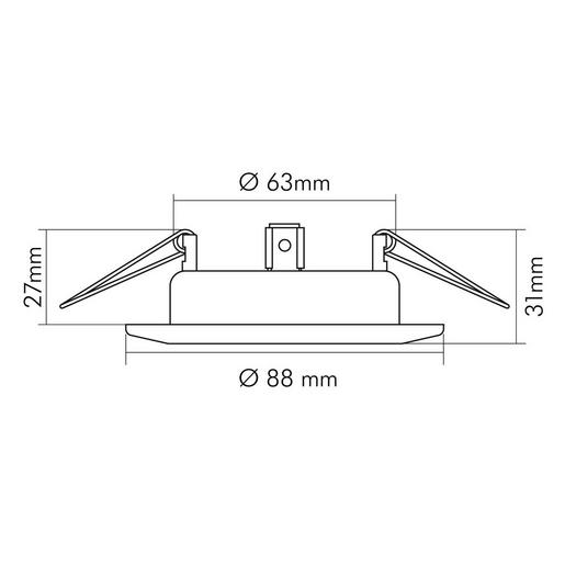 D 3830 pat. D 3830 nickel-gebürstet