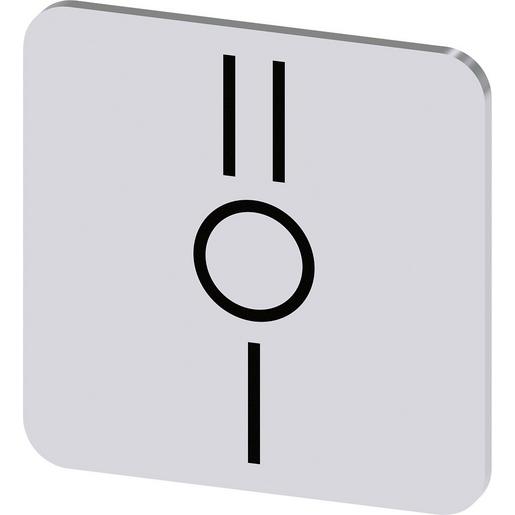 3SU1900-0AF81-0QQ0 Bezeichnungsschild 22x22mm, Schild silbe