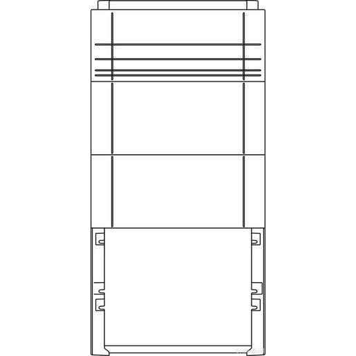 SX432.1 Eingrabsockel S4S X0 1200/320 WP/ST/ST R