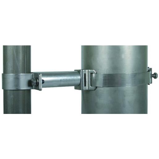 BS D50 DS90 SB50.300 V2A Befestigungsschelle für Rohre D 50mm an