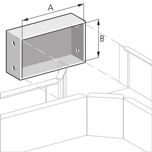 EKA 300/150 S Endkappe außen