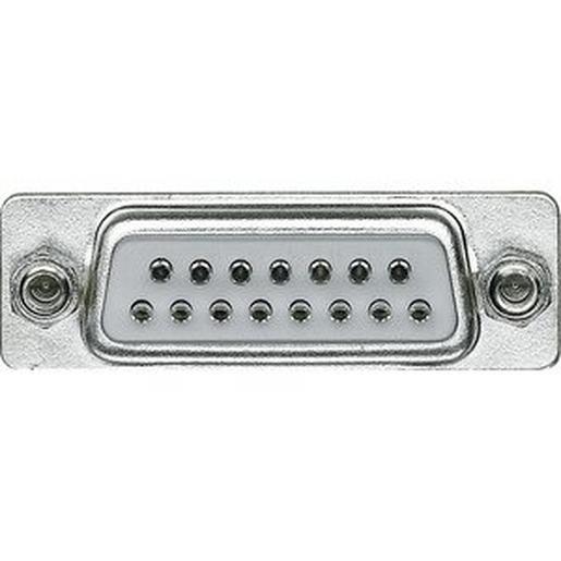 465015 D-Subminiatur-Buchsenleiste, 15-polig, 1