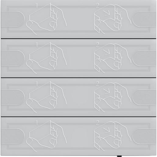 5004028 Tastsens.4 Komfort 4f OneKNX TS4 Anthraz