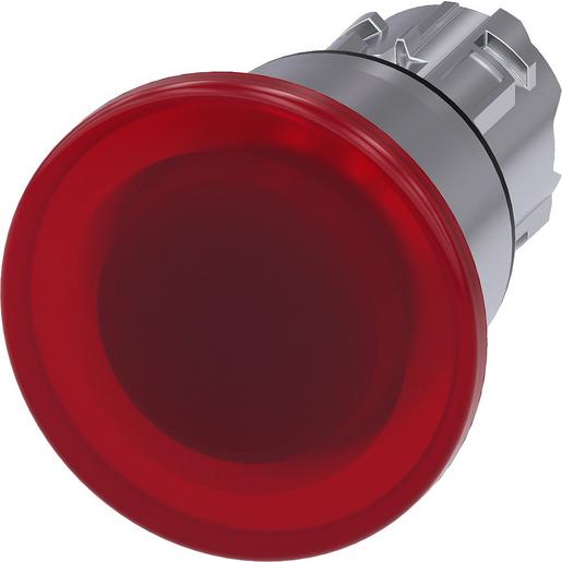 3SU1051-1BA20-0AA0 Pilzdrucktaster, beleuchtet, 22mm, rund,